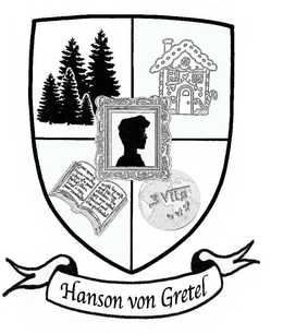 HANSON VON GRETEL ONCE UPON A TIME ON THE EDGE OF THE GREAT FOREST THERE LIVED A VERY POOR WOODCUTTER WITH HIS WIFE AND TWO CHILDREN. THE BOY WAS CALLED HANSEL AND THE GIRL GRETEL 3VILS trademark
