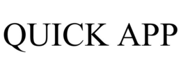 QUICK APP trademark