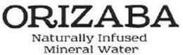 ORIZABA NATURALLY INFUSED MINERAL WATER trademark