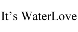 IT'S WATERLOVE trademark