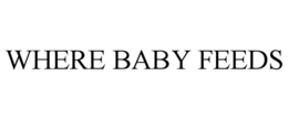 WHERE BABY FEEDS trademark