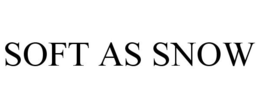 SOFT AS SNOW trademark