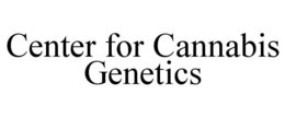 CENTER FOR CANNABIS GENETICS trademark