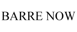 BARRE NOW trademark