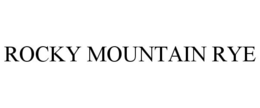 ROCKY MOUNTAIN RYE trademark
