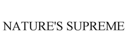 NATURE'S SUPREME trademark
