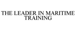 THE LEADER IN MARITIME TRAINING trademark