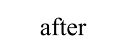 AFTER trademark