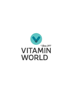 V SINCE 1977 VITAMIN WORLD trademark