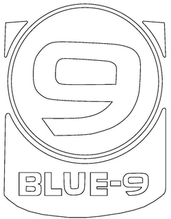 9 BLUE-9 trademark
