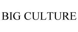 BIG CULTURE trademark