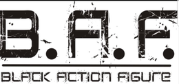B.A.F. BLACK ACTION FIGURE trademark