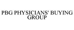 PBG PHYSICIANS' BUYING GROUP trademark
