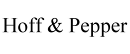 HOFF & PEPPER trademark