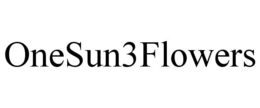 ONESUN3FLOWERS trademark