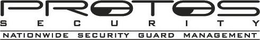 PROTOS S E C U R I T Y NATIONWIDE SECURITY GUARD MANAGEMENT trademark
