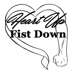 HEART UP FIST DOWN trademark