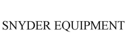 SNYDER EQUIPMENT trademark