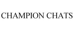 CHAMPION CHATS trademark