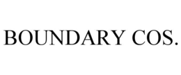 BOUNDARY COS. trademark
