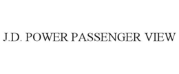 J.D. POWER PASSENGER VIEW trademark