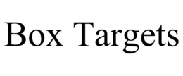 BOX TARGETS trademark