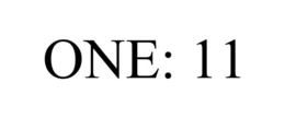 ONE: 11 trademark