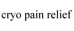 CRYO PAIN RELIEF trademark