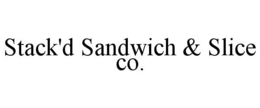 STACK'D SANDWICH & SLICE CO. trademark