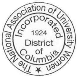 THE NATIONAL ASSOCIATION OF UNIVERSITY WOMEN INCORPORATED 1924 DISTRICT OF COLUMBIA trademark