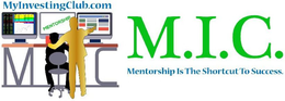 MYINVESTINGCLUB.COM, M.I.C. MENTORSHIP IS THE SHORTCUT TO SUCCESS. MENTORSHIP MC trademark