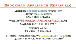 "METICULOUSLY", "BROCKMAN APPLIANCE REPAIR", "BAR" trademark