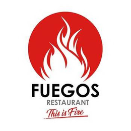 FUEGOS RESTAURANT THIS IS FIRE trademark