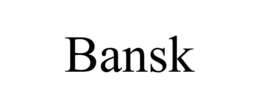 BANSK trademark