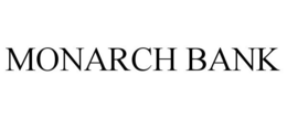 MONARCH BANK trademark