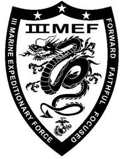 III MEF III MARINE EXPEDITIONARY FORCE FORWARD FAITHFUL FOCUSED trademark