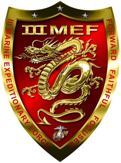 III MEF III MARINE EXPEDITIONARY FORCE FORWARD FAITHFUL FOCUSED trademark