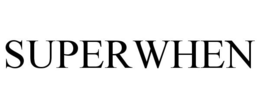SUPERWHEN trademark