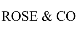 ROSE & CO trademark