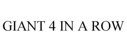 GIANT 4 IN A ROW trademark