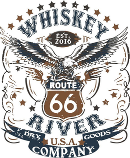WHISKEY RIVER DRY GOODS COMPANY EST. 2016 U.S.A. ROUTE 66 trademark