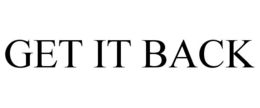 GET IT BACK trademark