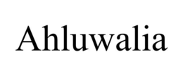 AHLUWALIA trademark