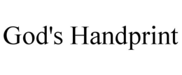 GOD'S HANDPRINT trademark