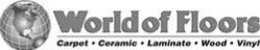WORLD OF FLOORS CARPET · CERAMIC · LAMINATE · WOOD · VINYL trademark