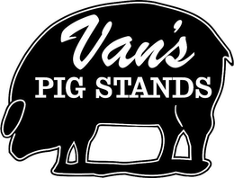 VAN'S PIG STANDS trademark