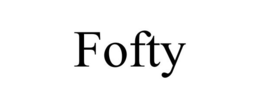 FOFTY trademark