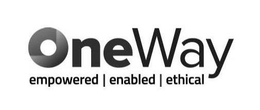 ONEWAY EMPOWERED ENABLED ETHICAL trademark