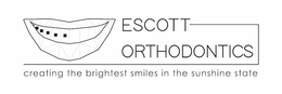 ESCOTT ORTHODONTICS CREATING THE BRIGHTEST SMILES IN THE SUNSHINE STATE trademark