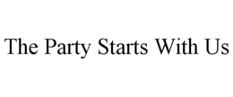 THE PARTY STARTS WITH US trademark